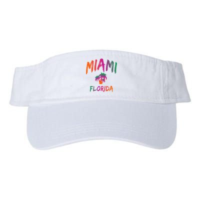 Miami Florida Text Print Classic Visor