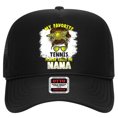 My Favorite Tennis Player Calls Me Nana Funny Tennis Hat