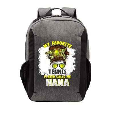My Favorite Tennis Player Calls Me Nana Funny Tennis Vector Backpack