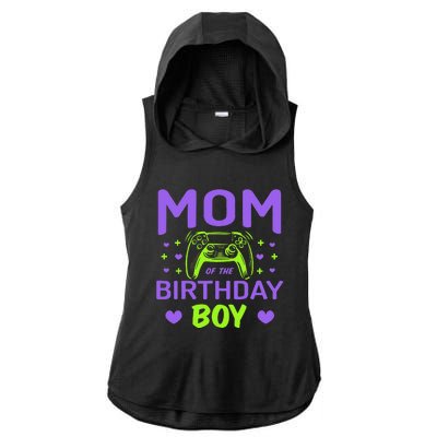 Mom Fo The Birthday Level Up For Lover Video Games Ladies PosiCharge Tri-Blend Wicking Draft Hoodie Tank