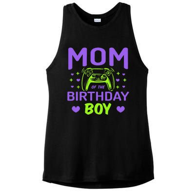 Mom Fo The Birthday Level Up For Lover Video Games Ladies PosiCharge Tri-Blend Wicking Tank