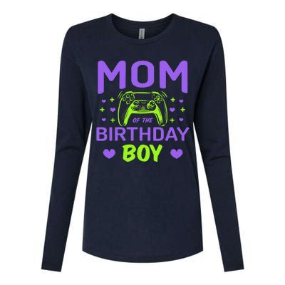 Mom Fo The Birthday Level Up For Lover Video Games Womens Cotton Relaxed Long Sleeve T-Shirt