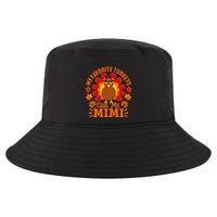 My Favorite Turkeys Call Me Mimi Funny Thanksgiving Cool Comfort Performance Bucket Hat