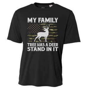 My Family Tree Has A Deer Stand In It Hunting Deer Hunting Cooling Performance Crew T-Shirt