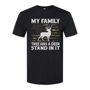 My Family Tree Has A Deer Stand In It Hunting Deer Hunting Softstyle CVC T-Shirt