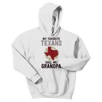 My Favorite Texans Call Me Grandpa Texas Family Christmas Kids Hoodie