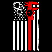 Machinist Flag Tools CNC Machine Operator Machining Wool Snapback Cap