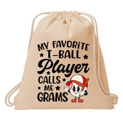 My Favorite Tball Player Calls Me Grams Cute Drawstring Bag