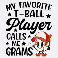 My Favorite Tball Player Calls Me Grams Cute Wool Snapback Cap