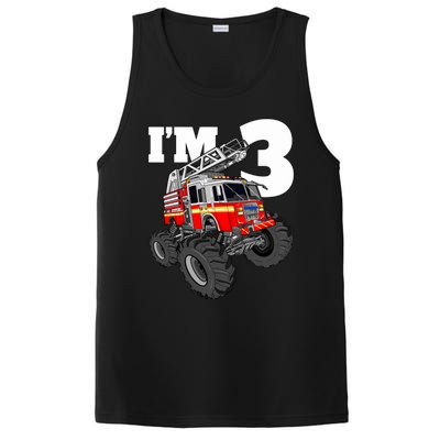 Monster Fire Truck 3rd Birthday Boy 3 Firefighter PosiCharge Competitor Tank