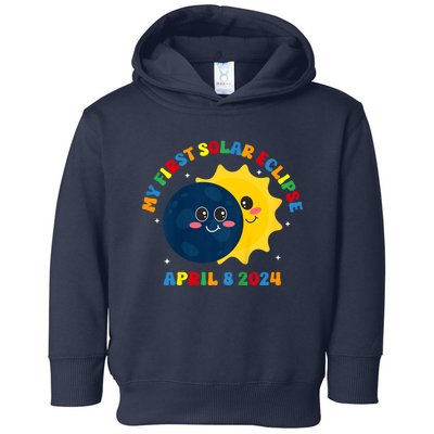 My First Total Solar Eclipse April 8th Eclipse Toddler Hoodie