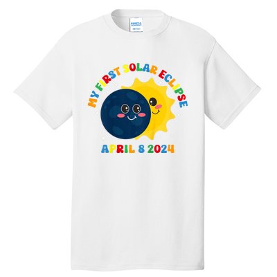 My First Total Solar Eclipse April 8th Eclipse Tall T-Shirt