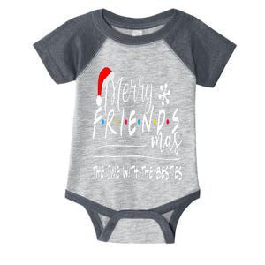 Merry Friendsmas The One With the Besties Christmas Friends Infant Baby Jersey Bodysuit