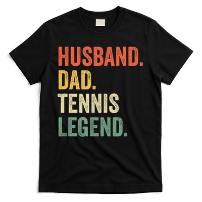 Mens Funny Tennis Player Husband Dad Tennis Legend Vintage TShirt T-Shirt