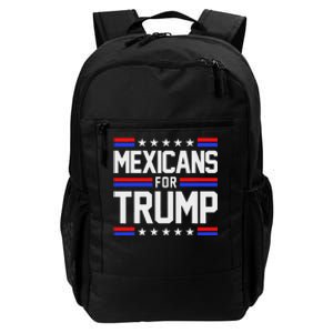 Mexicans For Trump 2024 Mexico Usa Friendship Flag President Daily Commute Backpack