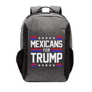 Mexicans For Trump 2024 Mexico Usa Friendship Flag President Vector Backpack