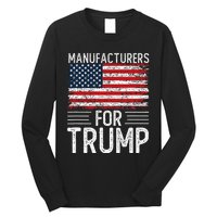 Manufacturers For Trump 2024 S President Election 2024 Long Sleeve Shirt