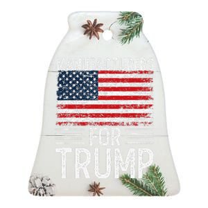 Manufacturers For Trump 2024 S President Election 2024 Ceramic Bell Ornament