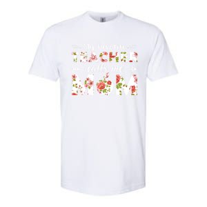 My Favorite Teacher Calls Me Mom Cute Floral Teacher Mom Gift Softstyle CVC T-Shirt