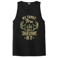 My Family Tree Has A Deer Stand In It Camo Hunting Vintage PosiCharge Competitor Tank