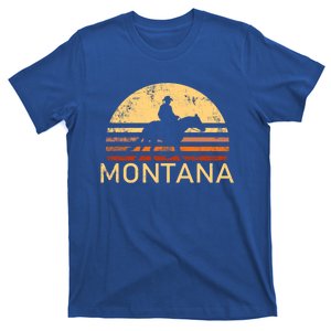 Montana For The Cow Cow Horse Lover Rancher Farmer Gift T-Shirt