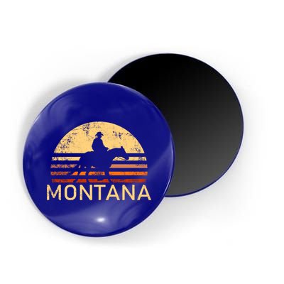 Montana For The Cow Cow Horse Lover Rancher Farmer Gift Magnet