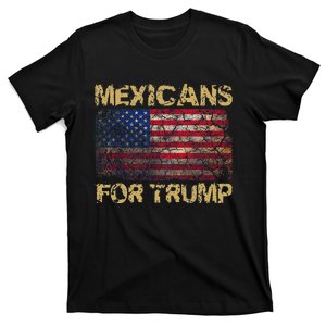 Mexicans For Trump Funny Trump 2024 President T-Shirt