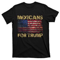 Mexicans For Trump Funny Trump 2024 President T-Shirt