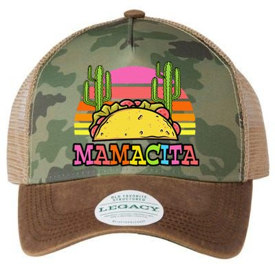 Mamacita Funny Taco Cactus Cinco De Mayo Fiesta Outfit Women Legacy Tie Dye Trucker Hat