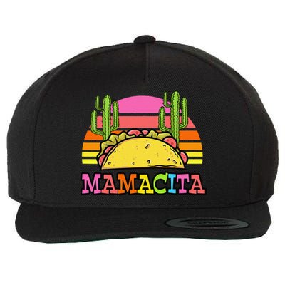 Mamacita Funny Taco Cactus Cinco De Mayo Fiesta Outfit Women Wool Snapback Cap