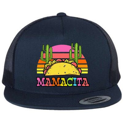 Mamacita Funny Taco Cactus Cinco De Mayo Fiesta Outfit Women Flat Bill Trucker Hat