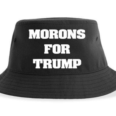 Morons For Trump Sustainable Bucket Hat