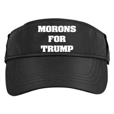 Morons For Trump Adult Drive Performance Visor