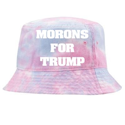 Morons For Trump Tie-Dyed Bucket Hat