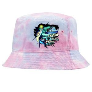 Marlin Fishing Tour Tie-Dyed Bucket Hat