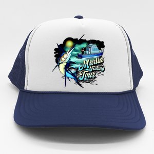 Marlin Fishing Tour Trucker Hat