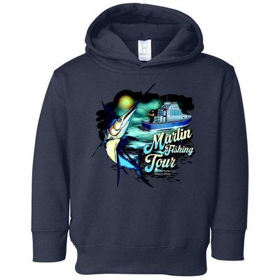 Marlin Fishing Tour Toddler Hoodie