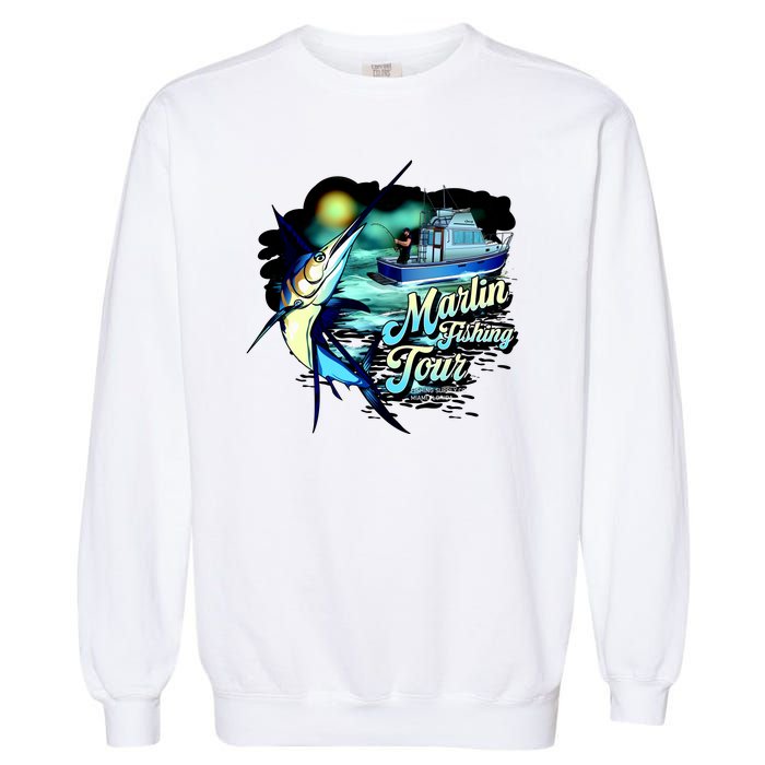 Marlin Fishing Tour Garment-Dyed Sweatshirt