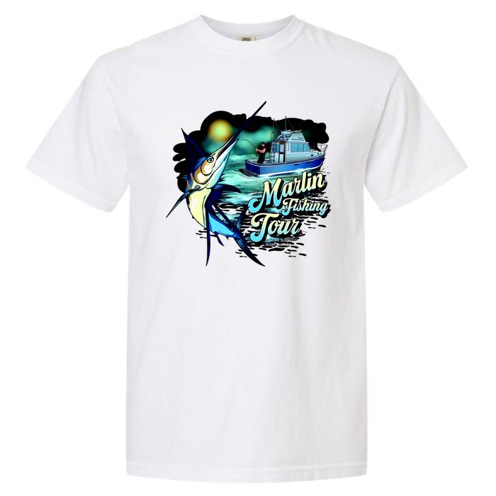 Marlin Fishing Tour Garment-Dyed Heavyweight T-Shirt