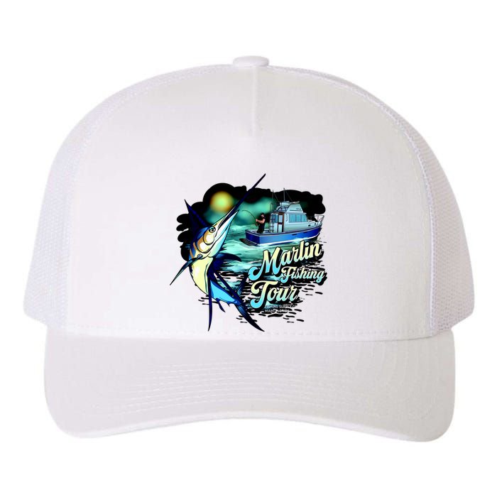 Marlin Fishing Tour Yupoong Adult 5-Panel Trucker Hat