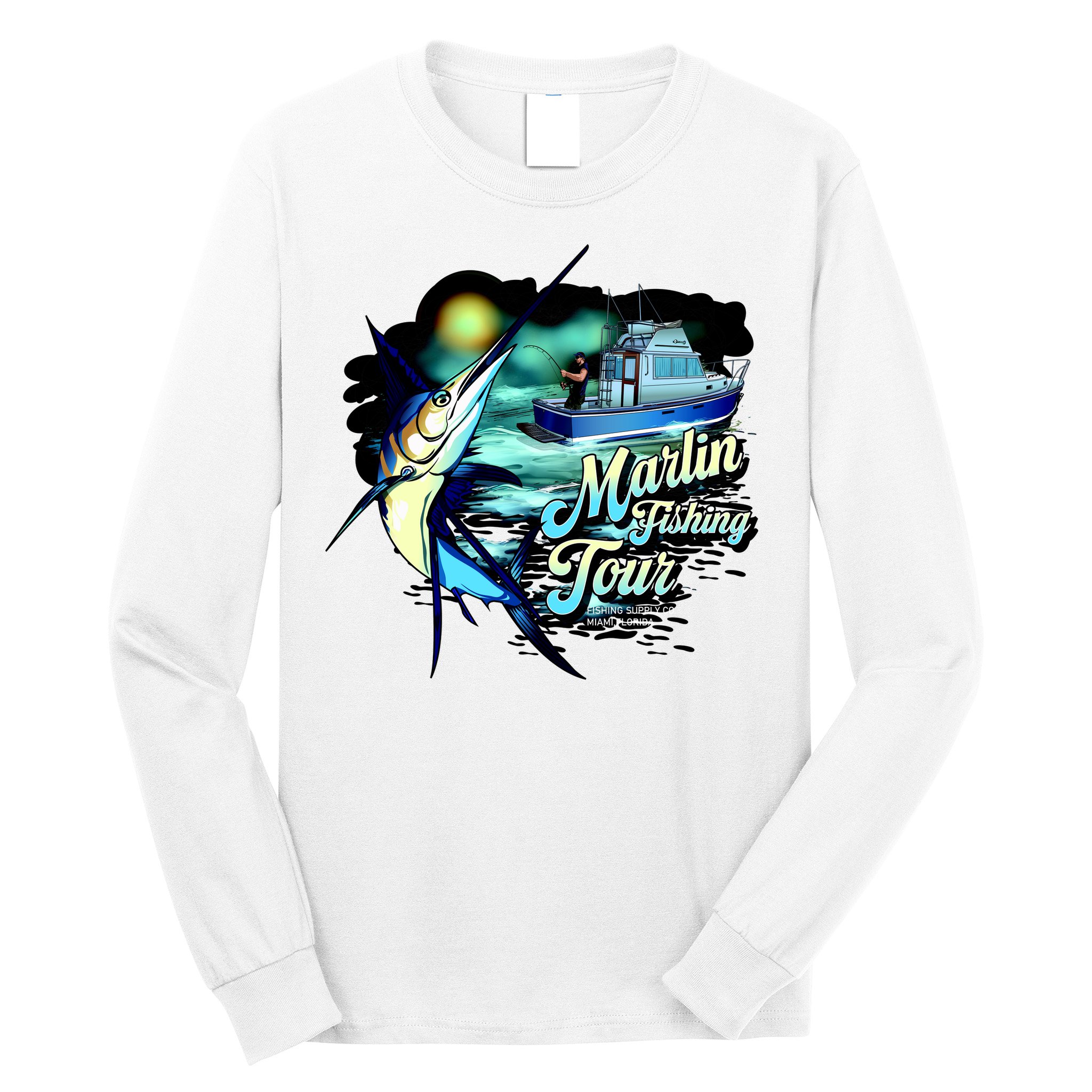 Marlin Fishing Tour Long Sleeve Shirt