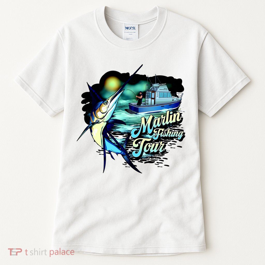 Marlin Fishing Tour Tall T-Shirt