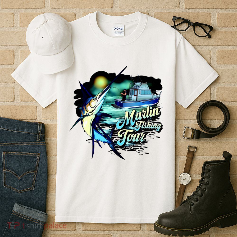 Marlin Fishing Tour Tall T-Shirt