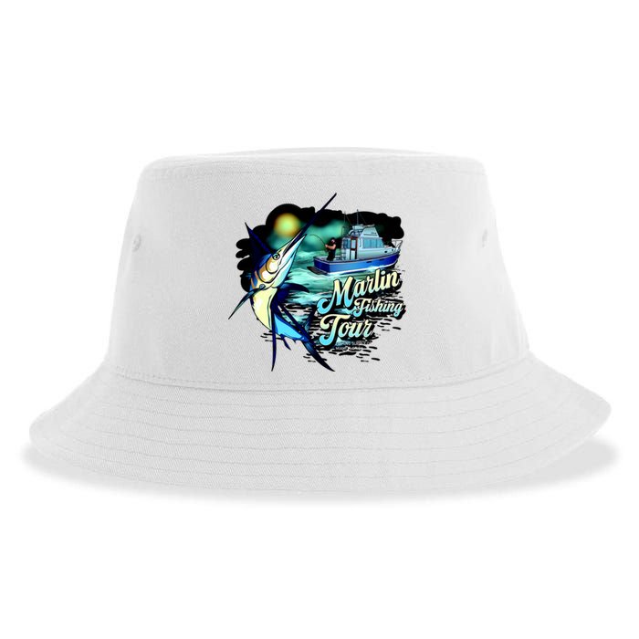 Marlin Fishing Tour Sustainable Bucket Hat