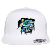 Marlin Fishing Tour Flat Bill Trucker Hat