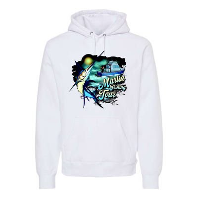 Marlin Fishing Tour Premium Hoodie