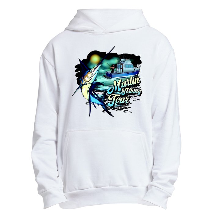 Marlin Fishing Tour Urban Pullover Hoodie