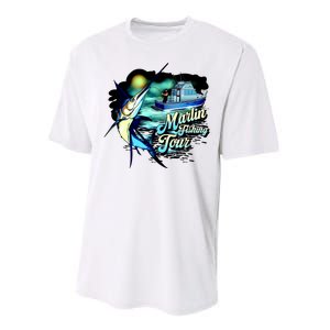 Marlin Fishing Tour Performance Sprint T-Shirt