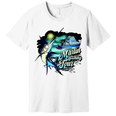 Marlin Fishing Tour Premium T-Shirt