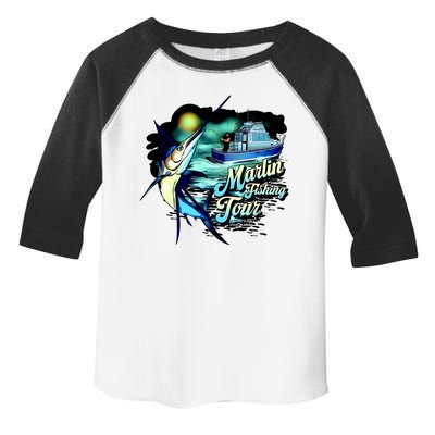 Marlin Fishing Tour Toddler Fine Jersey T-Shirt